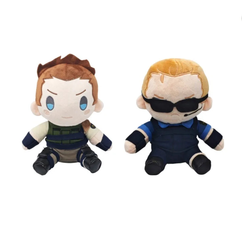 【In Stock】HOT Game Resident Evil Jill Valentine Plush STARS Captain Wesker Plush Anime Chris Leon Scott Kennedy Plush Fans Gift