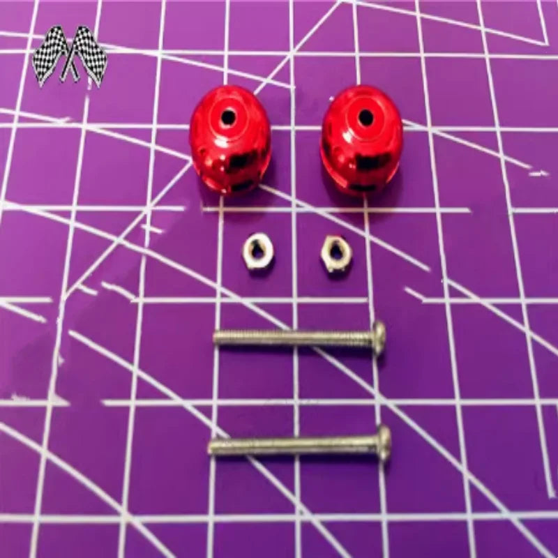 Self-made Tamiya 4WD accessories shock absorption anti-jump small tinting color electroplating small ding ding 2 pieces