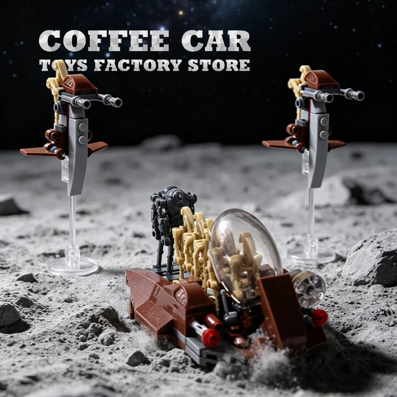 Sci-Fi Military Space Transport Ship MOC Bricks Toys Mecha Warrior Airship Model Star Plan Robot Spaceship Building Blocks Gifts