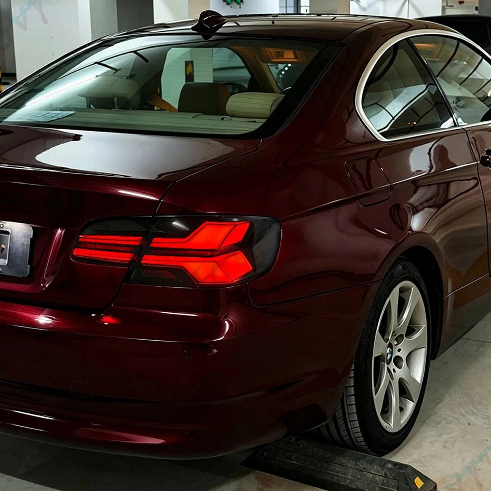 Pair LED Taillights For BMW 3 Series E92 M3 Coupe LCI 316i 318i 320i 325i 2006 - 2012 Taillamp Rear Lamp Brake Fog Signal Light