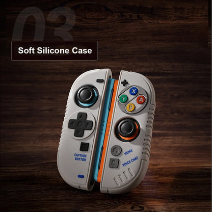 Retro Switch 2 Case SFC Hard Protection Case for Nintend Switch 2 Console Silicone Grip Protective Cover for Joy Con 2 Controlle