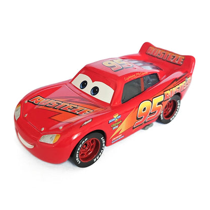 Pixar Cars Lightning McQueen Hudson Hornet Piston Cup Racer Version Metal Die Casting Model Car Racing Toys Birthday Gifts