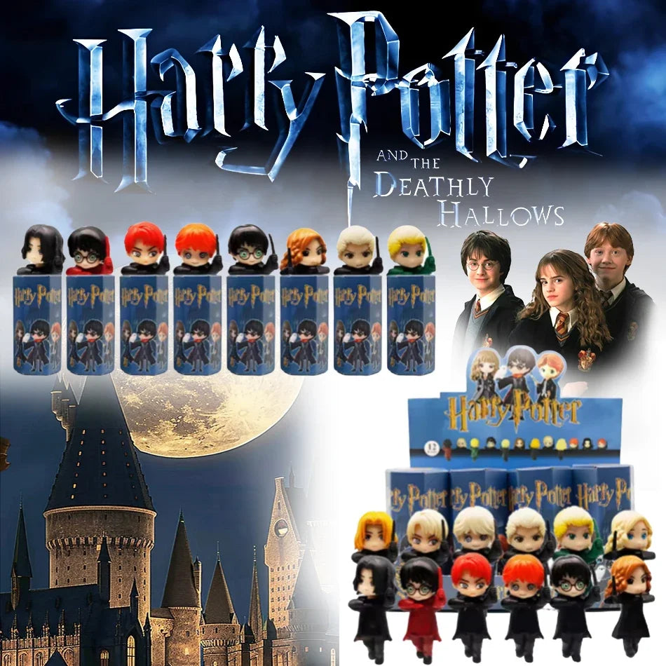 NewHarry Potter Blind Box Series Anime Cartoon Collection Cute Figures Ornaments Doll Children Christmas Surprise Box Decoration