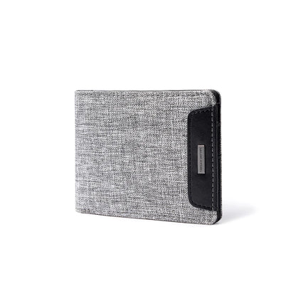MARK RYDEN "Understated Chic" Bifold Wallet Oxford Fabric 6 Card Slots Mens Minimalist Business Purse