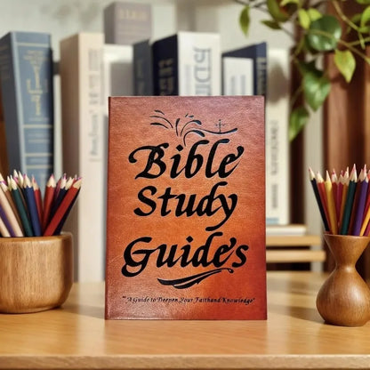 Bible Study Guide Notebook Christian Magazine Leather Cover Faith Prayer Magazine Religious Study Book Supplies