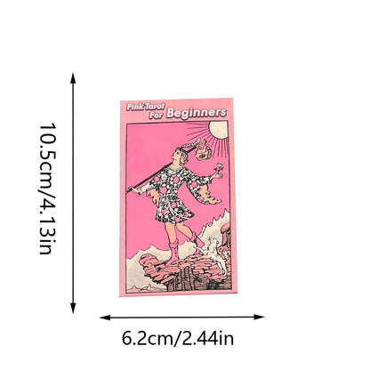 HOT pink tarot for beginners tarot card 78 deck board games Classic oracle deck party table games for women girls gifts