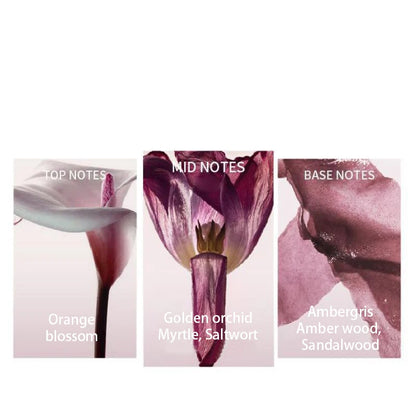 Floral Fruity Woody Perfume Spray,Clean Fresh Women Scent,Orange/Grapefruit/Freesia /Myrtle/Ambergris/Amber/Sandalwood Fragrance