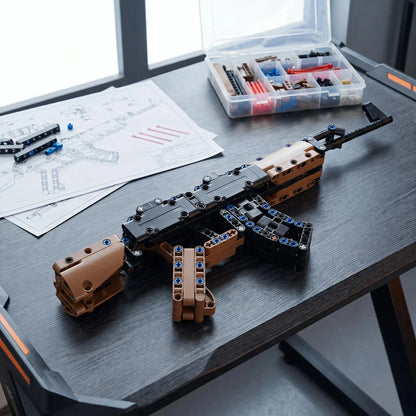 Building Blocks Gun Kar98k Sniper Rifle Type 95 Assault Rifle AK47 Military Bricks Boys DIY Assembly Toy Christmas Gift
