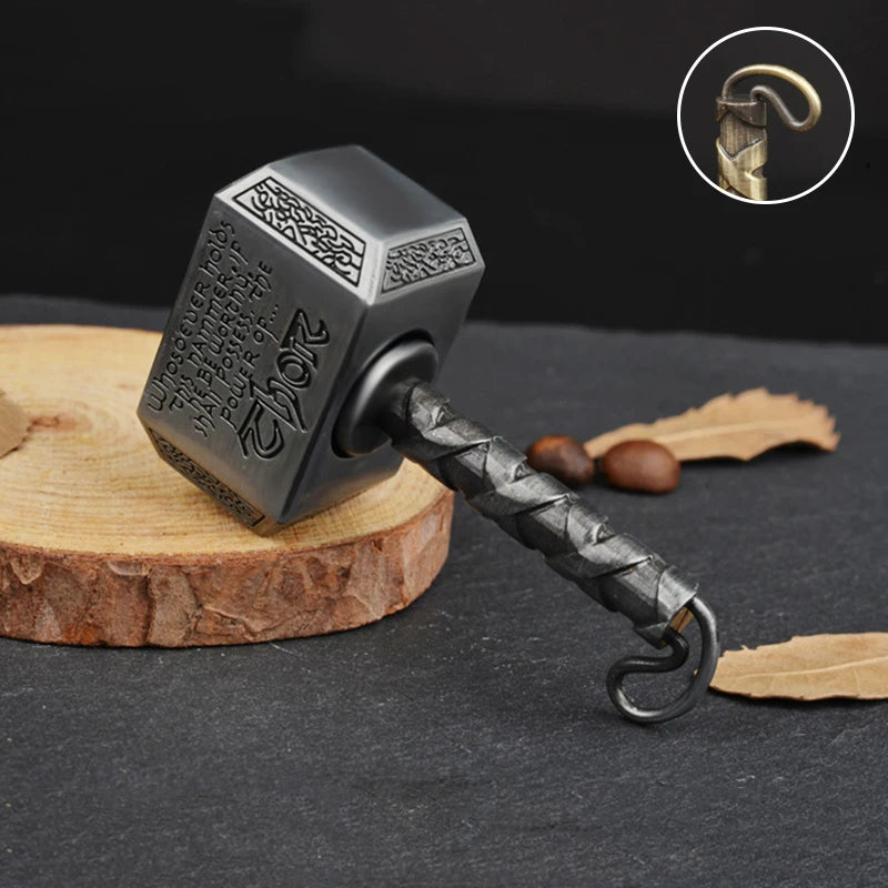 Wiitin Thors Battle Hammer Fidget Hand Spinner Made By Metal The Mighty Mjolnir Keychain Toy Stress Relief Toys For Kids Gift