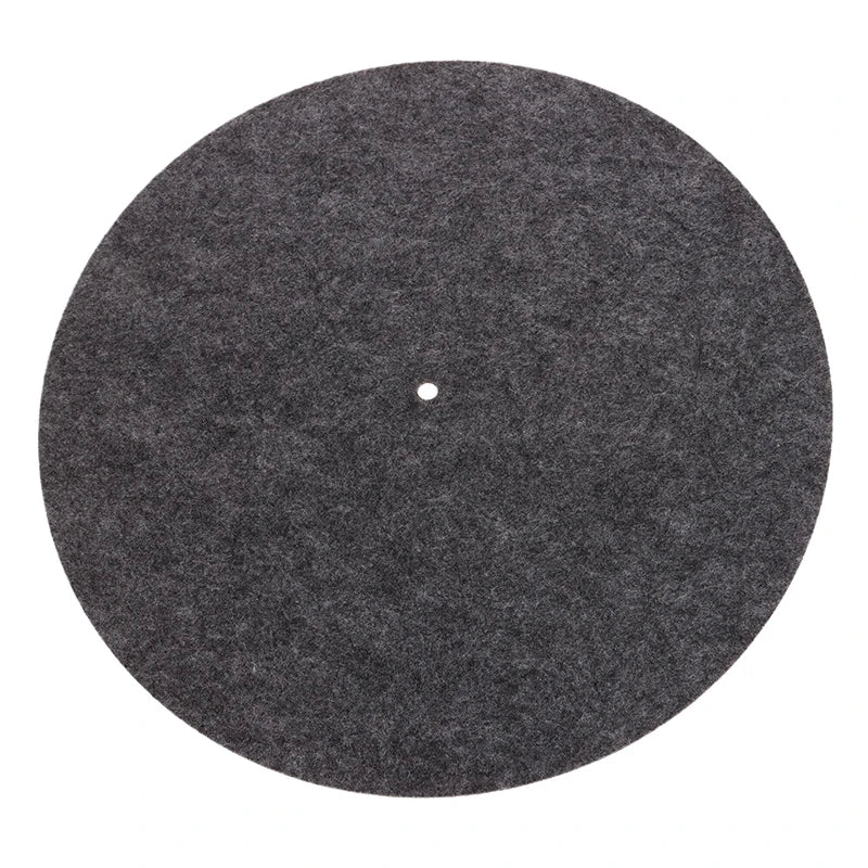 (BBQ4)1PC Slip Mat Felt Turntable Platter Mat For LP Vinyl Record Audio Replacement DIY Accessory Audiophile Thick Turntable Mat