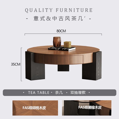 Mid Century Vintage Coffee Tables Wabi Sabi Designer Wabi Sabi Trendy Coffee Table Premium Elegant Mesinha Living Room Furniture