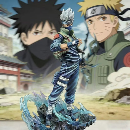 Naruto Hatake Kakashi Figure Lightning Slash Special Edition Anime Peripheral Model Gift for Boys