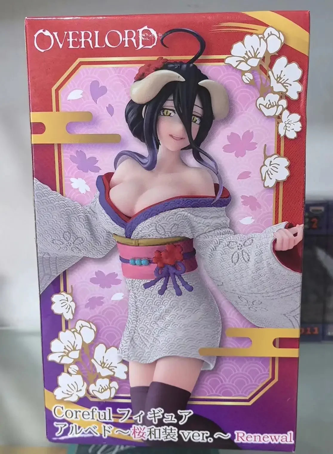 In Stock Original Genuine Taito Coreful Albedo Overlord Albedo PVC Animation Figures Toys Collection Gifts Models
