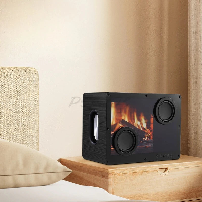 Lyrics Floating Speaker Speaker D35 Bluetooth Home Wireless Transparent Subwoofer with Subtitles Desktop Intelligence