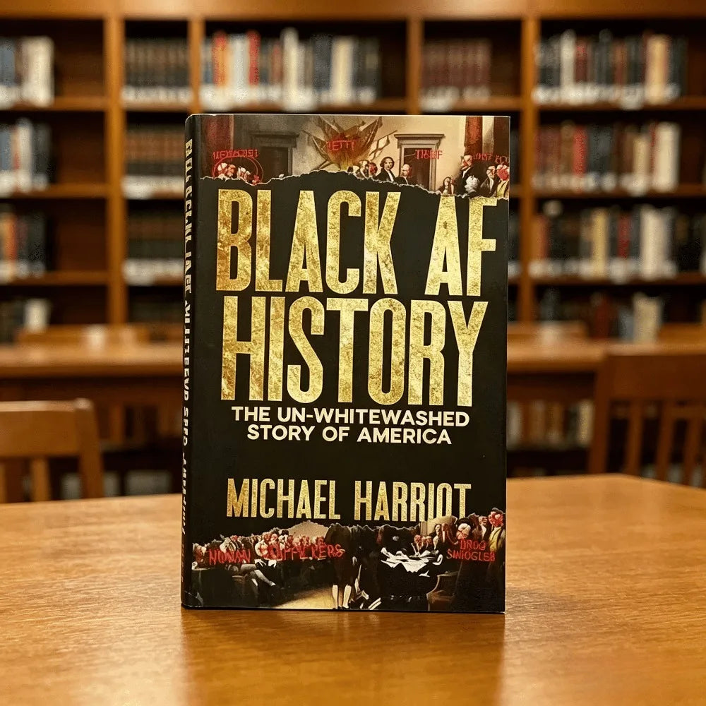Black AF History Michael Harriot Adults English Paperback Eye-Opening Un-Whitewashed American History Book Free Shipping