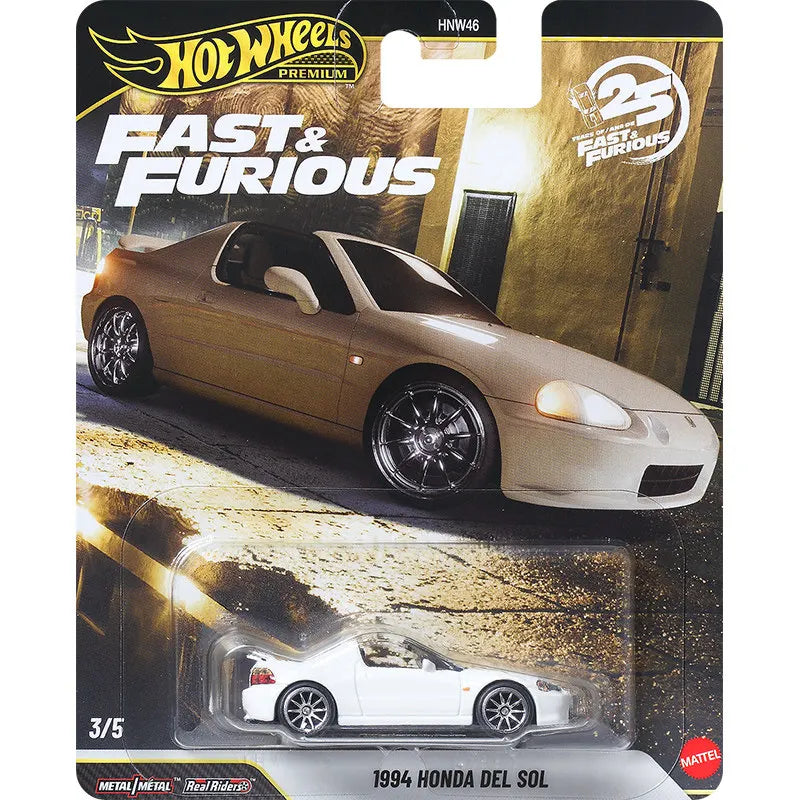 Hot Wheels PREMIUM Fast & Furious 25th Anniversary 2026 HNW46 Mazda RX-7 Lamborghini Chevrolet Honda 1:64 Car Model Toy Gift