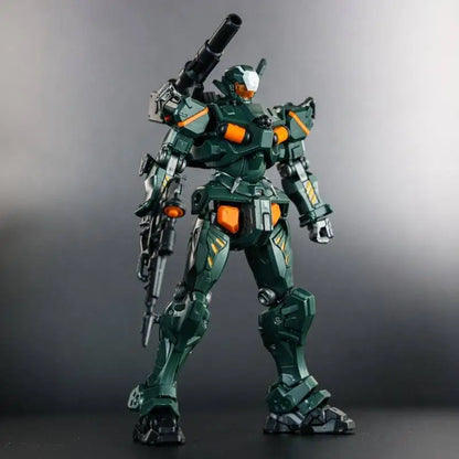 New HG 1/144 GQ Gquuuuuux Light Cannon Green Red KO Assembly Model Kit Mecha Figure Toys Gift Collectible Figurine