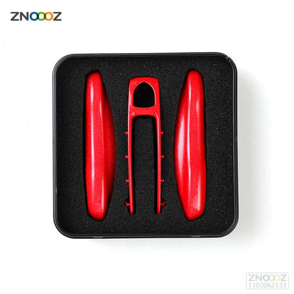 3PCS Smart Key Shell Cover Case for Porsche New Cayenne Panamera 911 992 Taycan Car Key Case Car Accessories Protective Case