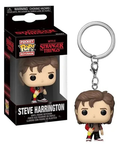 Hot Funko Pop WILL BYERS MIKE WHEELER ELEVEN Demogorgon DUSTIN Barb Keychain Figure Collectible Model Dolls Christmas Gift Toys