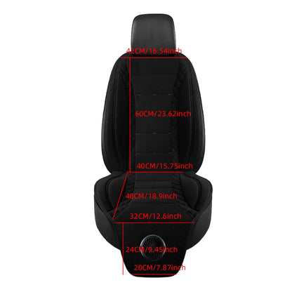 2In1 Car Seat Cover Heating Cooling Seat Cushion 12V Winter Heating Warmer＆Summer Cooling Ventilation Seat Automotive Interior