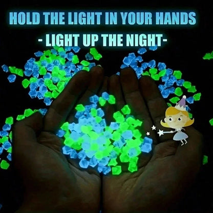 Glow-In-The-Dark Stones, Colorful Luminous Decorative Pebbles, Multi-Color Options. These …Outdoor Fluorescent Stones Are Suitab