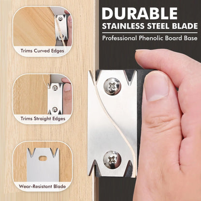Trimmer Wood Chamfering Fillet Scraper Board Deburring Tool Trimming Knife Woodworking Edge Corner Planer Specialty Edge Banding