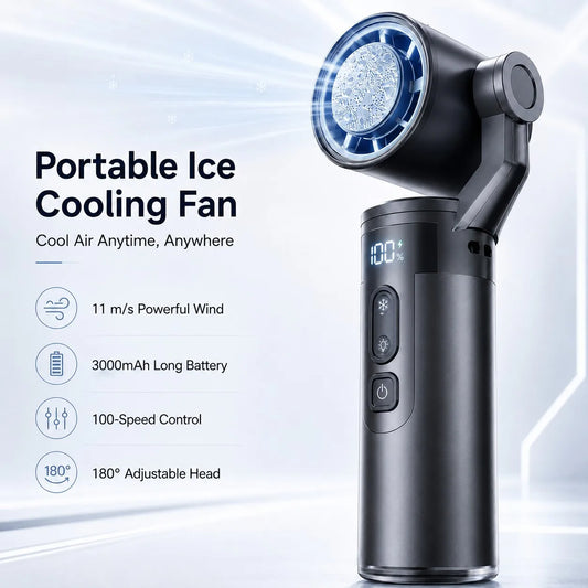 Portable Handheld Fan Mini Pocket Fan 3 In 1 Neck Fan Powerful 15000 RPM Turbo Airflow Travel Cooling Fan for Women