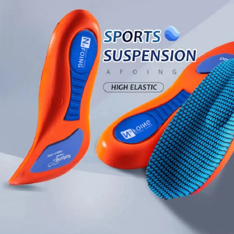 Sport Insoles for Shoes Orthopedic Shock Absorption Deodorant Breathable Cushion Running Arch Support Insole for Feet Care