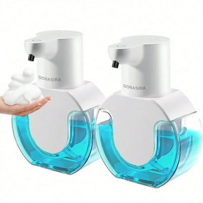 420ML P10 Large Capacity Light Display Desktop Or Wall-Mounted Waterproof USB Rechargeable Automatic Smart Sensor Soap Dispenser