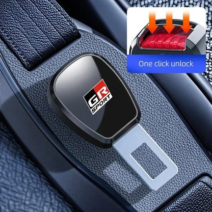 Car Seat Belt Buckle Plug Auto Safety Strap Extension Accessories interior For  GR SPORT Toyota Hiace supra Prius Camry Corolla