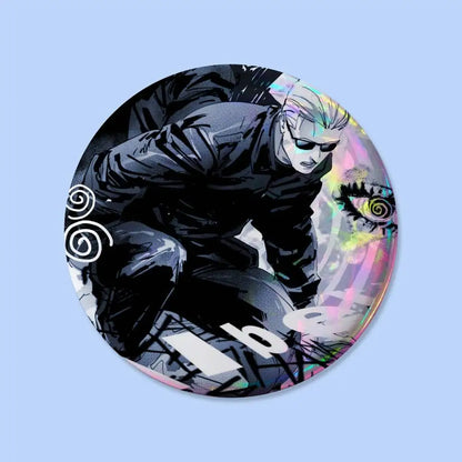 Albert Wesker Resident Evil Badges 25 32 44 58 75 Mm Round Cosplay Pin Bag Decor Fans Collect Friends Gifts Brooch Souvenir