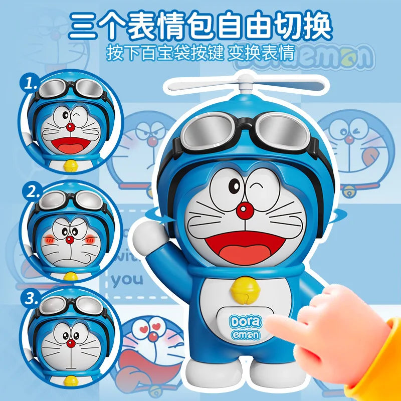 New Cartoon Doraemon Face Changing Toy Pendant Keychain Accessories Unzipping Jewelry Students Keychain Pendant Gift Toys