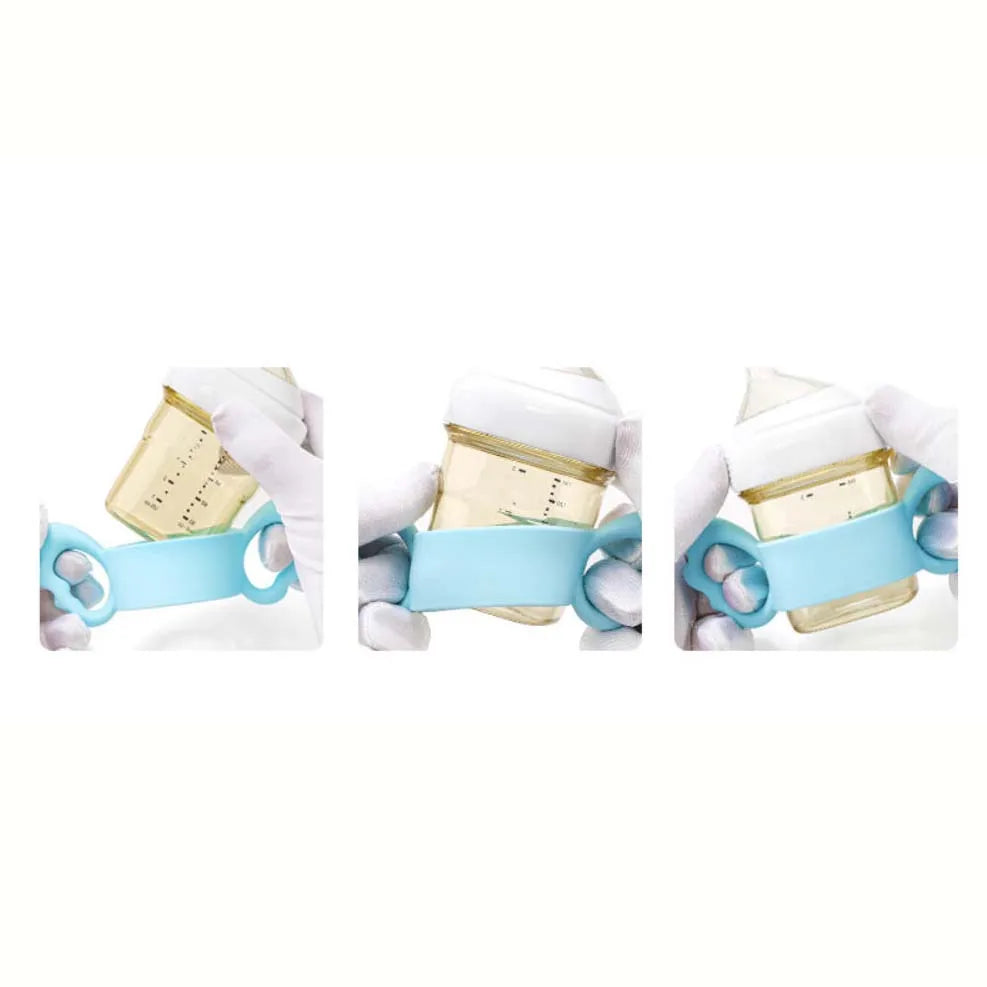 Wide-Neck Square Bottle Silicone Handle Baby Bottle Accessory Hergen Angel Handle Cup Cover