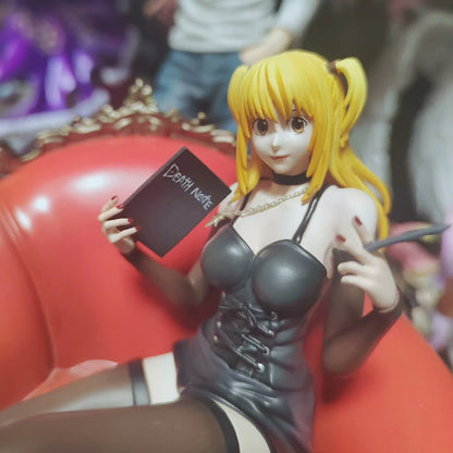 Anime Amane Misa Figure Yagami Light MisaMisa Action Figure Collectible Model Doll Misa Amane Figurine Amine Toys Birthday Gifts