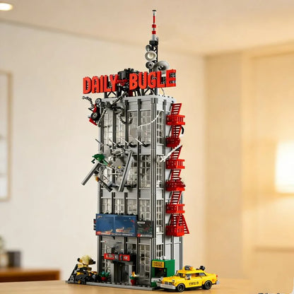 new 3772PCS Bricks Daily Bugle Building Compatible MOC Building Blocks Anniversary Sets  Birthday Christmas Gifts