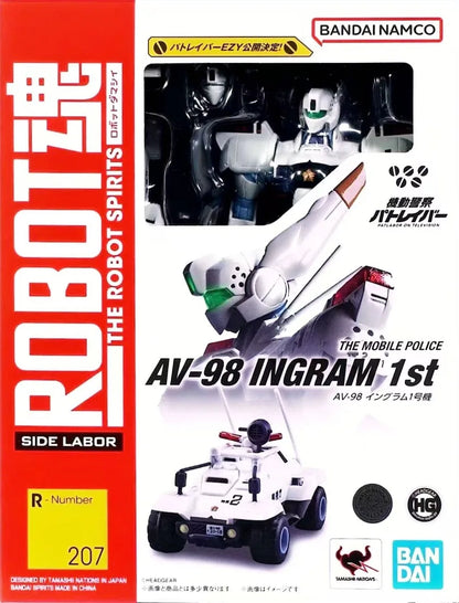 Bandai ROBOT SPIRITS Ingram Unit 1 Action Figures Mobile Police Patlabor Anime Model Collection Gifts