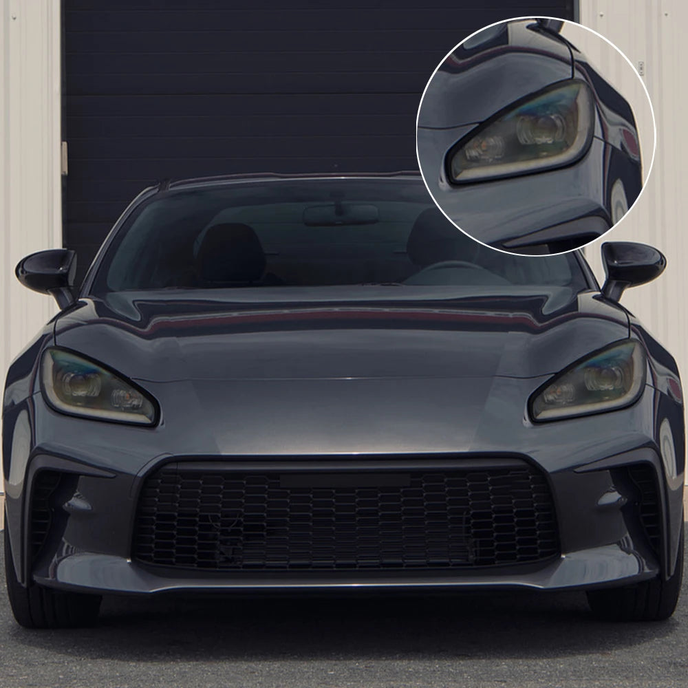 Car Headlight Protective Film For Toyota 86 GR86 2012-2026 Smoke Black Pre Cut Anti-Scratch High-Gloss Auto Vinyl Wrap Film