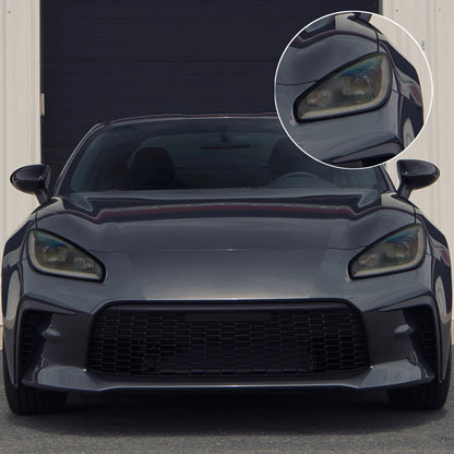 Car Headlight Protective Film For Toyota 86 GR86 2012-2026 Smoke Black Pre Cut Anti-Scratch High-Gloss Auto Vinyl Wrap Film