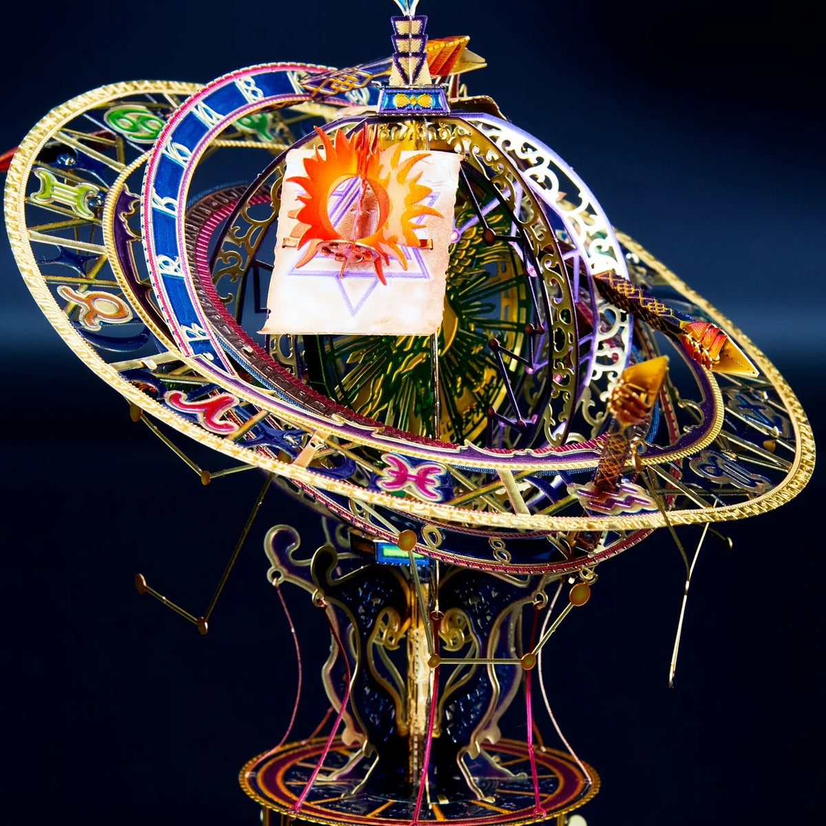 MY 3D Metal Puzzle Twelve Constellations DIY Holiday Gifts to Friends Exquisite Tabletop Ornaments
