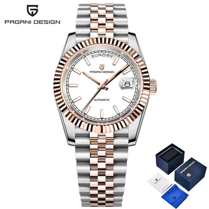 2026 New PAGANI DESIGN DD36 Men's Watches Rose Gold Automatic Watch For Men Mechanical Wristwatches AR Sapphire Luminous Clock