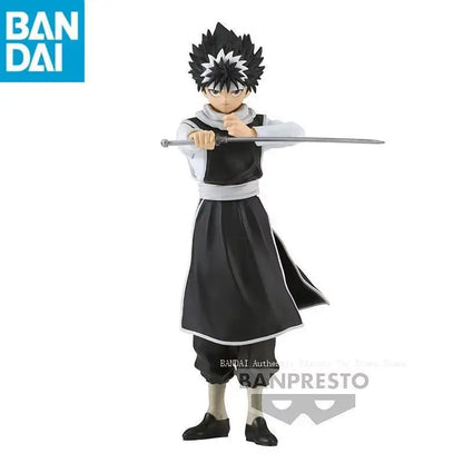 Original Bandai DXF YuYu Hakusho Hiei 30th Anniversary PVC Anime Genuine Collection Action Figures Model Toy Gift 14cm
