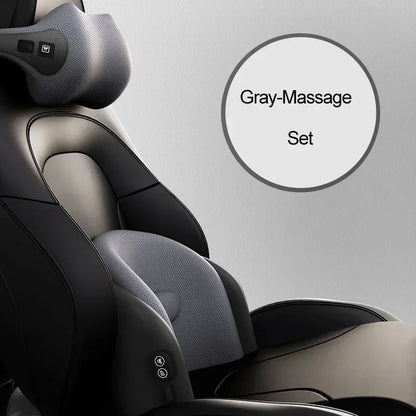 NEW Car Neck Cushion Lumbar Support Electric Men Massage Neck Car Neck Pillow Outdoor Car Accessories Home Car Massage Seat