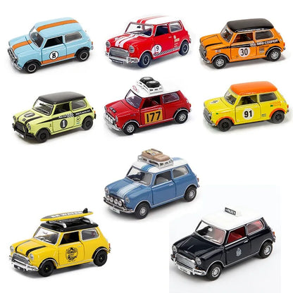 TINY 1:50 Mini Cooper Series Die cast alloy car model Adult collectible ornaments