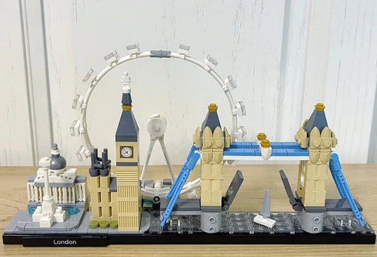 468pcds 10678 Architecture Building Set London  Big Ben Tower Bridge Building Block Bricks Toys Compatible Lepining city