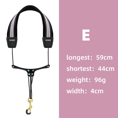 New Model Tenor Saxophone Neck Strap, Electric Wind Instrument Strap, Pressure-Reducing Strap for Adults and Children