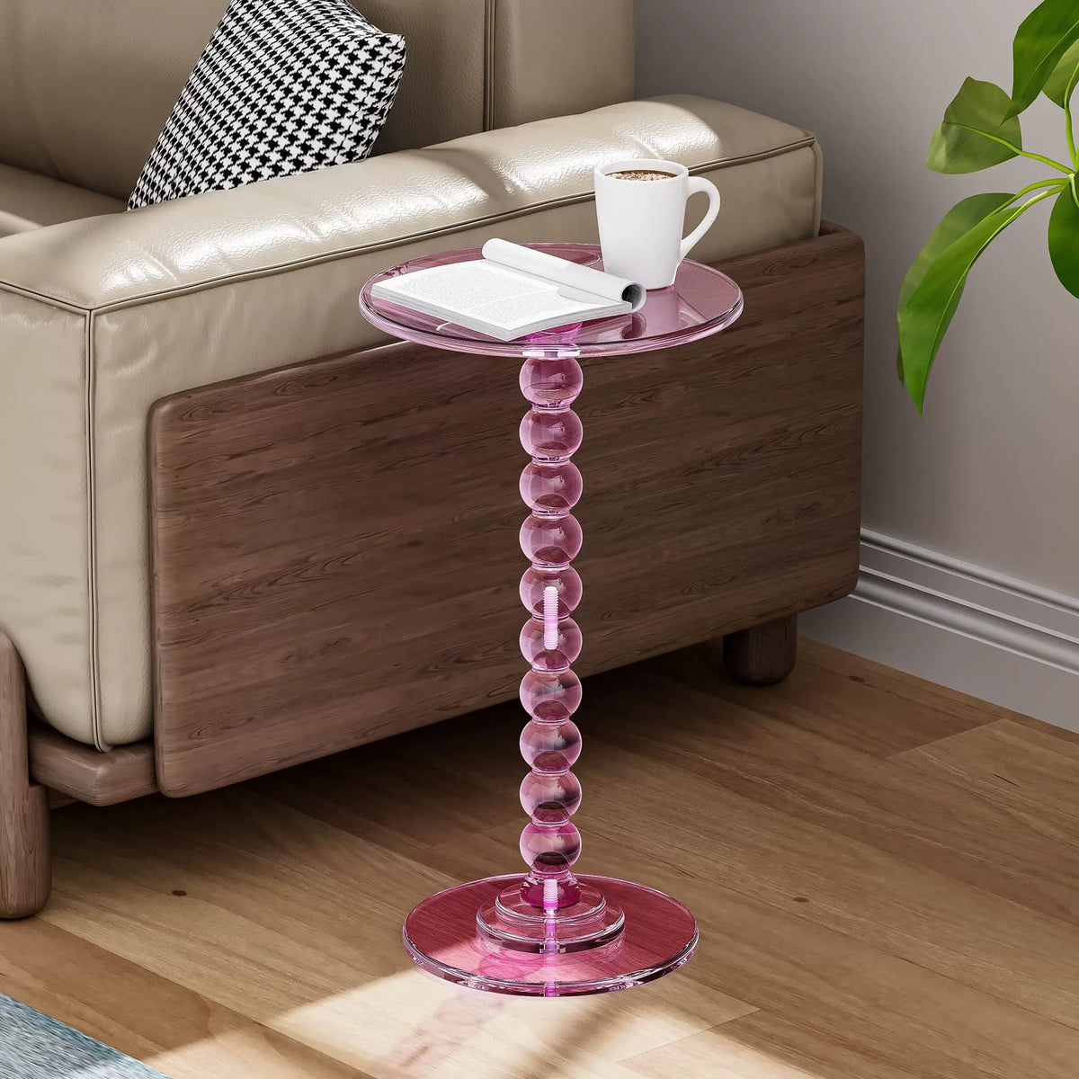 Transparent Acrylic Side Table