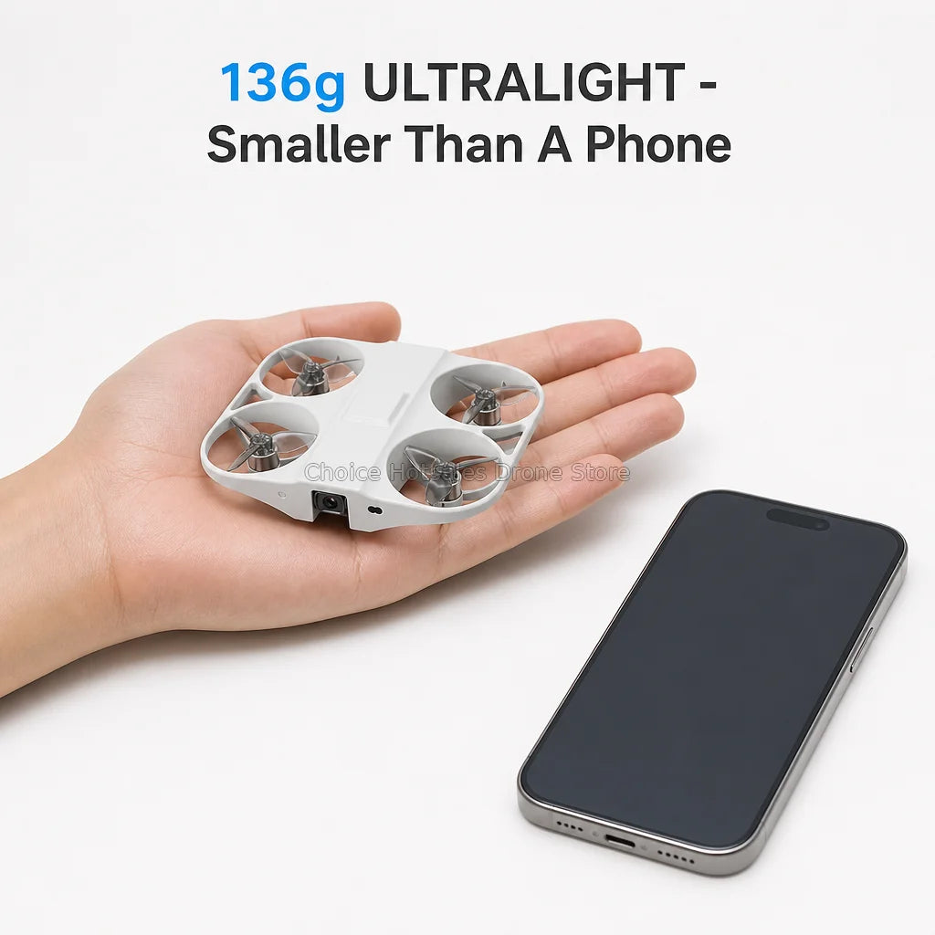 New Airmax Mini Drone Night Vision 4K HD Camera 2.8"Remote Control Thinest Follow RTH  7.4V Power Aircraft