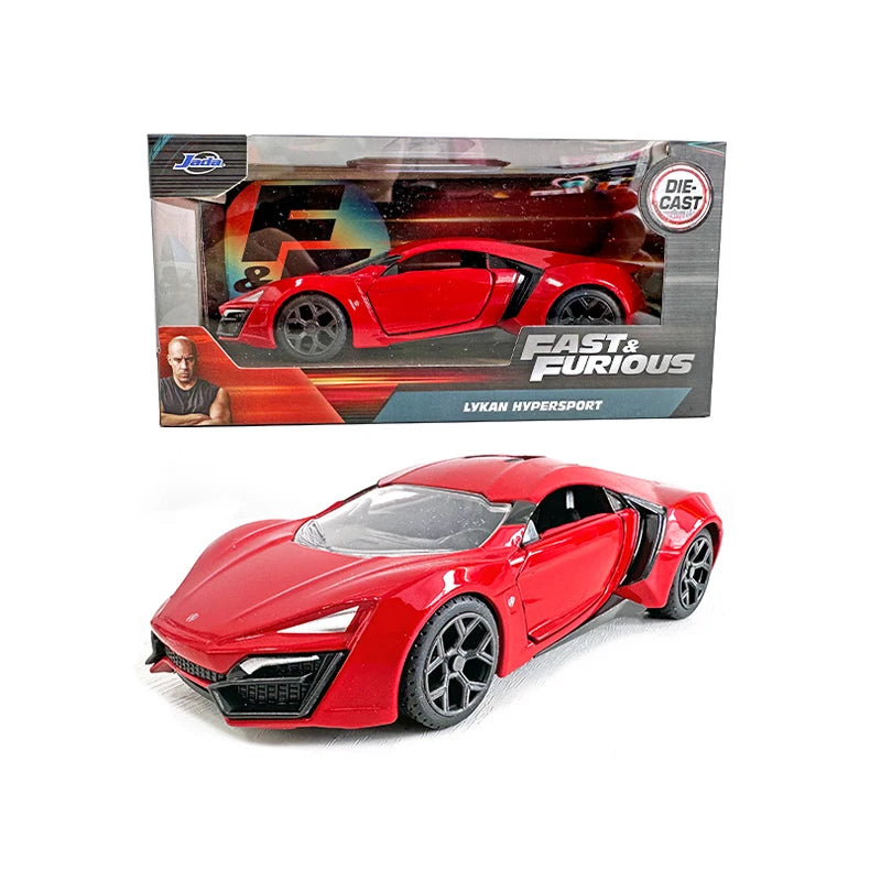 JADA Toys 1/32 Scale Diecast Model Car Jurassic Park and Fast & Furious Series Various Styles Movie Vehicle Collectible Toy Gift