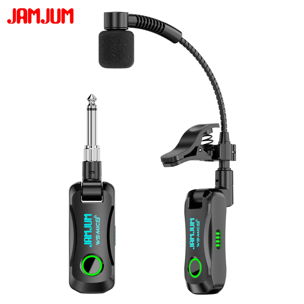 Wireless Acoustic Microphone for Saxophone – High-Quality Audio with Strong Anti-Interference
