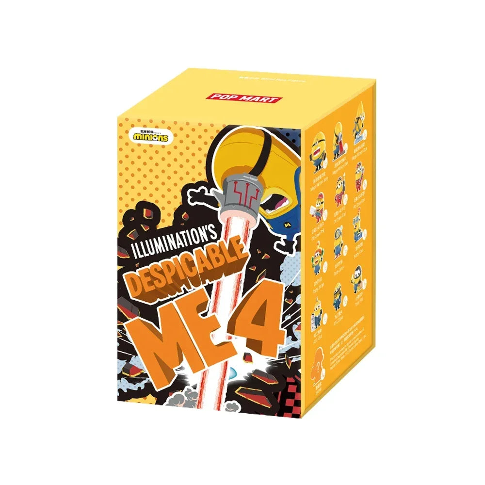 POP MART Universal Despicable Me 4 Series Blind Box Toys Kawaii Anime Action Figure Surprise Mystery Box Dolls Girls Gift